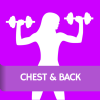Health & Fitness - Chest & Back Gym: Best Upper Body Dumbbell and Machine Exercise for Fitness Buddy - Game Maker Photo Video and Emoji for Basketball Kids