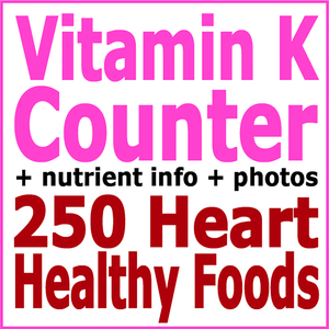 Health & Fitness - Vitamin K Counter plus 250 Heart Healthy Foods - First Line Medical Communications Ltd