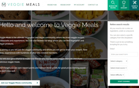 Veggie Meals Homepage